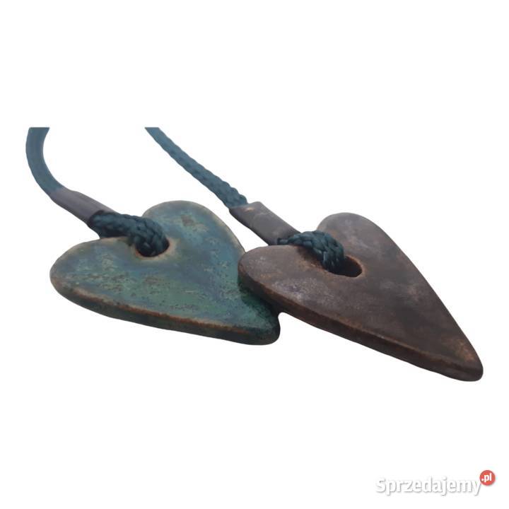 Naszyjnik ceramiczny ręcznie wykonany mazowieckie Otwock