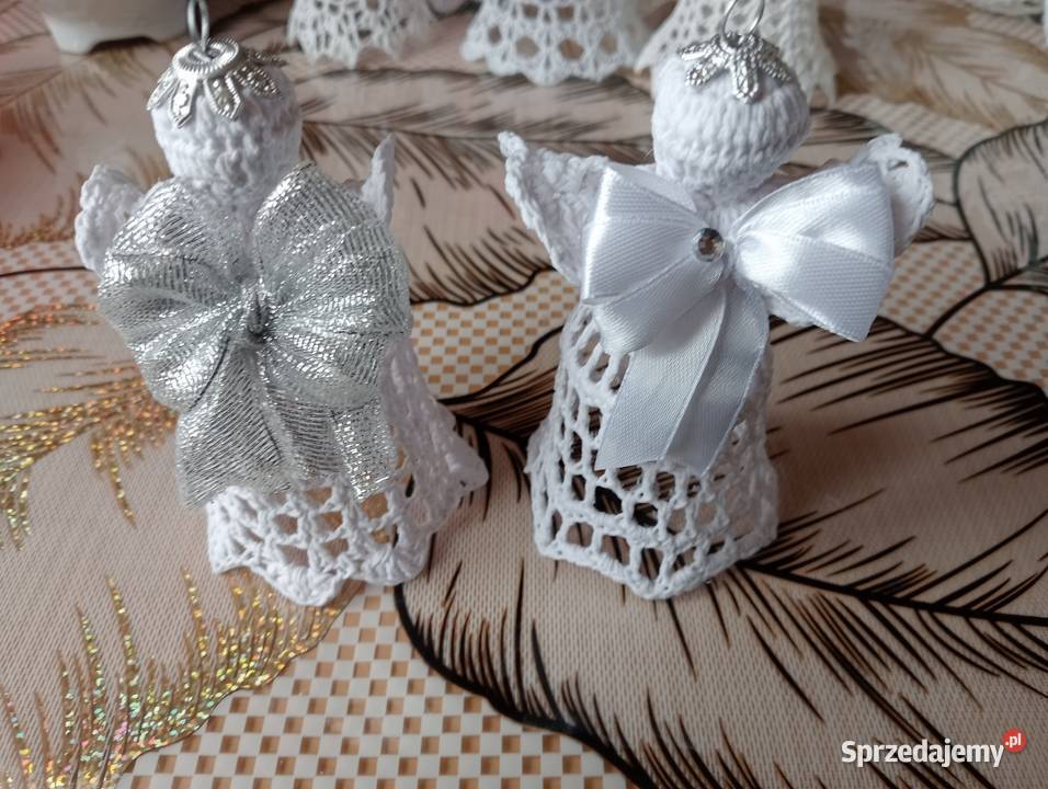 Ozdoby choinkowe ręcznie szydełkowane Gostynin