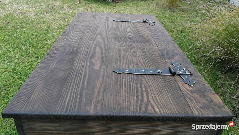 Rustykalna skrzynia postarzona skrzynia kufer 50cm Radków