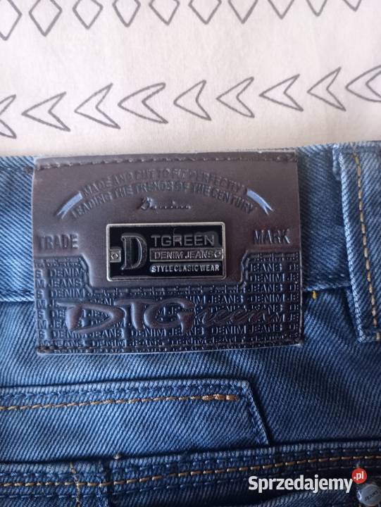 Spodnie jeansy czarne Wielgie