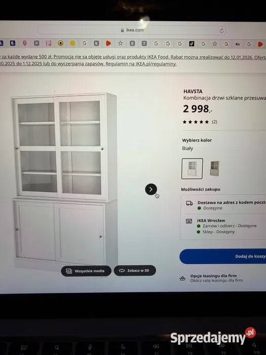 Witryna Havsta Ikea Wołów