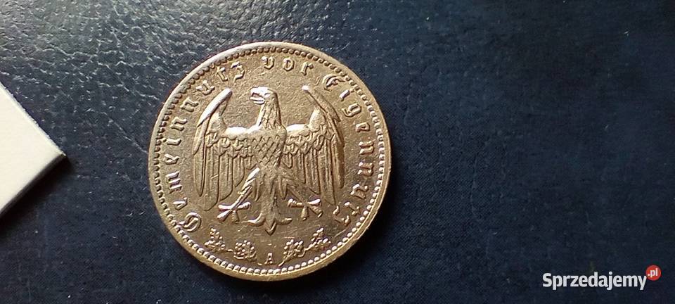 Stare monety 1 marka 1935 A Niemcy Lesko
