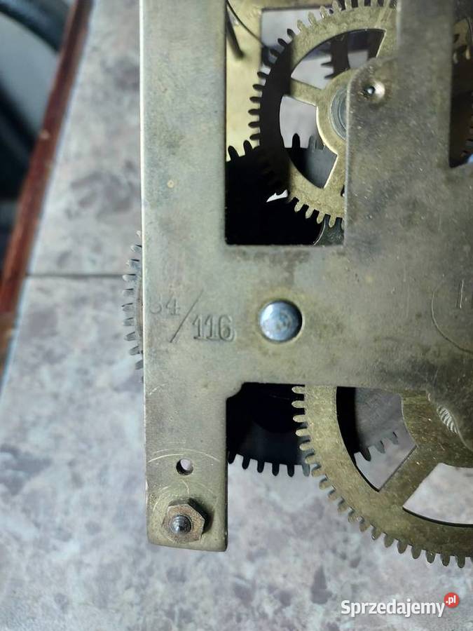 719 Mechanizm starego zegara ściennego HHS Pozostałe Tczew