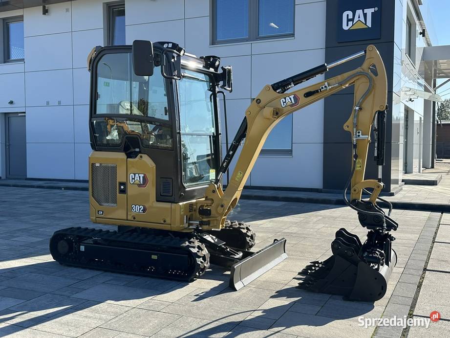 FABRYCZNIE NOWA MINIKOPARKA CATERPILLAR 302 CR Koparki Tuliszków