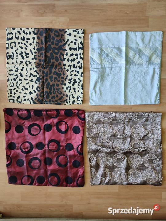 Poszewki dekoracyjne wielkości jaśków wielokolorowy Dekoracje i ozdoby Myślibórz