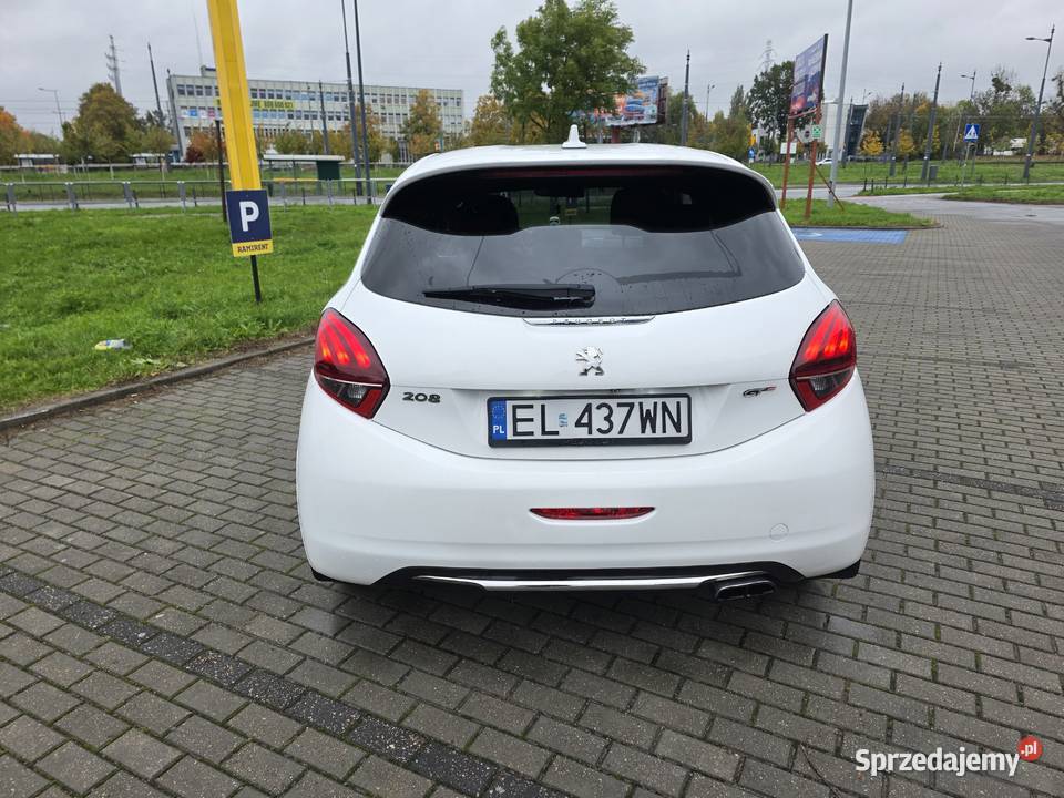Peugeot 208 GT 12 PureTech 2016 pierwszy wielofunkcyjna kierownica 208 łódzkie Łódź