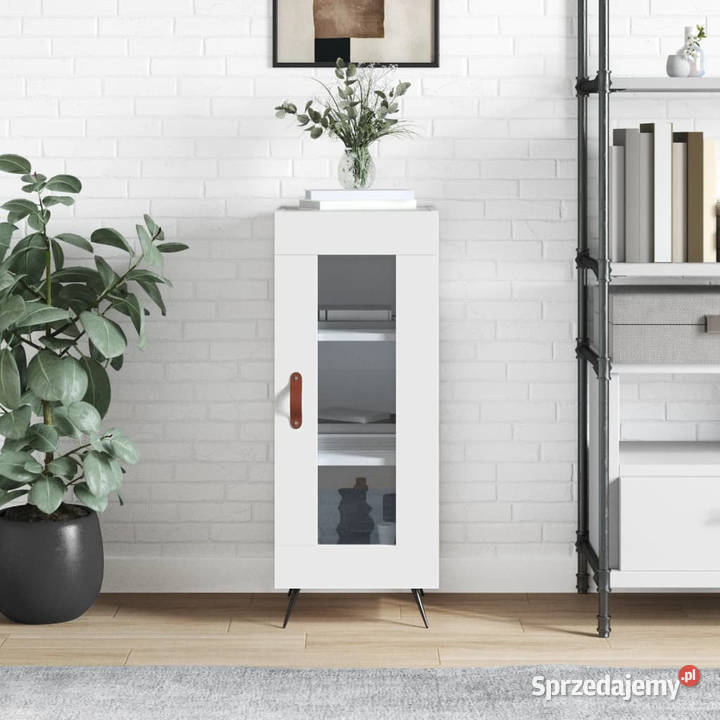 Szafka biała 345x34x90 materiał drewnopochodny