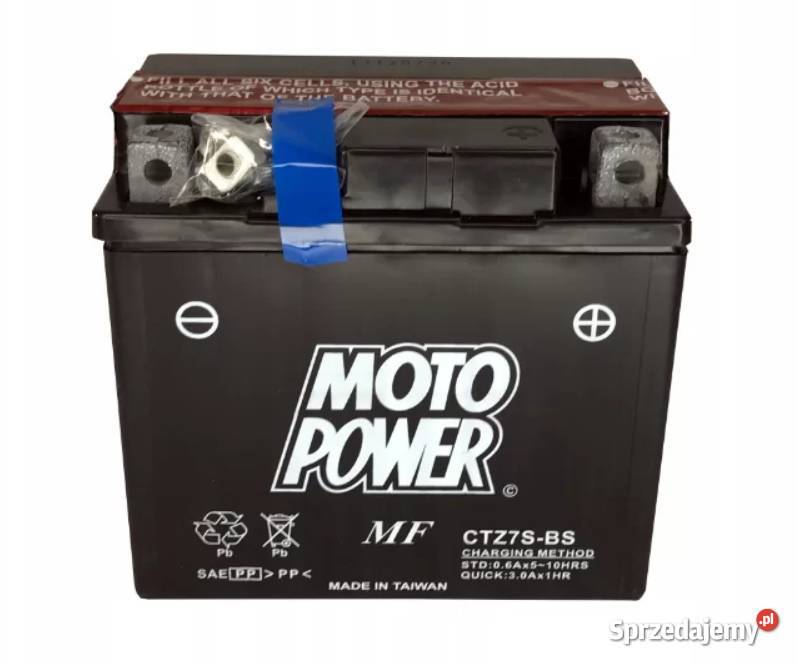 Akumulator motocyklowy MotoPower CTZ7SBS YTZ7SBS podkarpackie Mielec