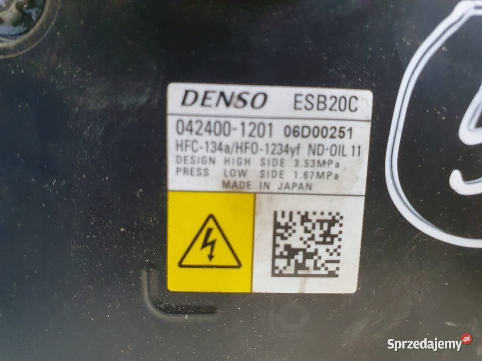 SPRĘŻARKA KLIMATYZACJI Toyota Corolla E21 osobowe Chełm