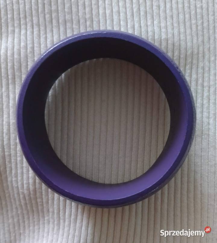 BRANSOLETKA drewniana bangle fioletowa sztywna wielkopolskie Poznań