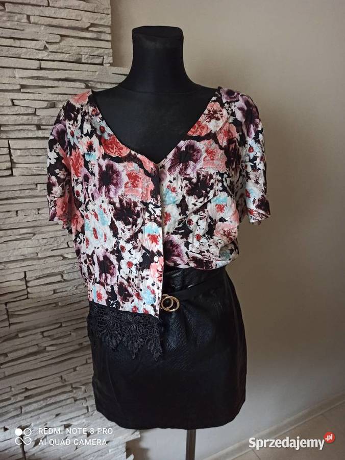 bluzka z koronką floral Bluzki i koszule śląskie Częstochowa sprzedam