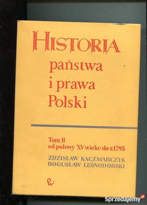 Historia państwa i prawa Polski TII połowy XV Szczecin