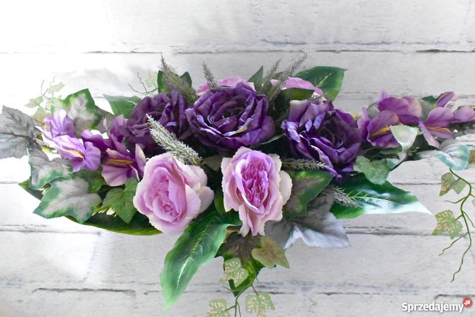 Kompozycja cmentarna stroik na cmentarz na grob Chełmek