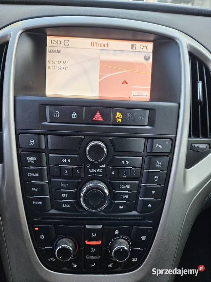 Opel Astra J 14T benz2013rwersja Active przyciemniane szyby Mogilno