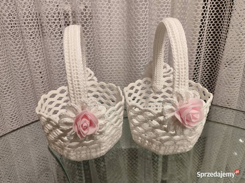 Wielkanocny koszyczek szydelkowy Ropczyce