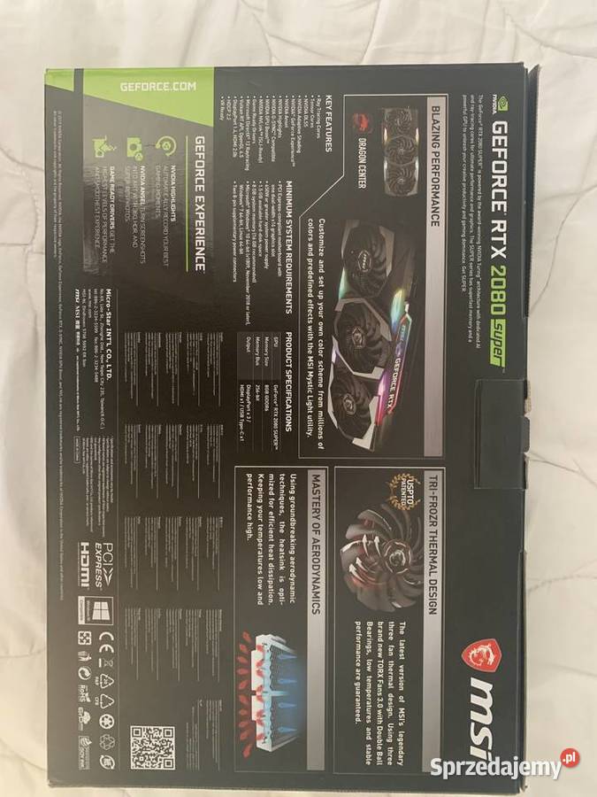 MSI GeForce RTX 2080 SUPER Gaming X Trio 8GB Warszawa