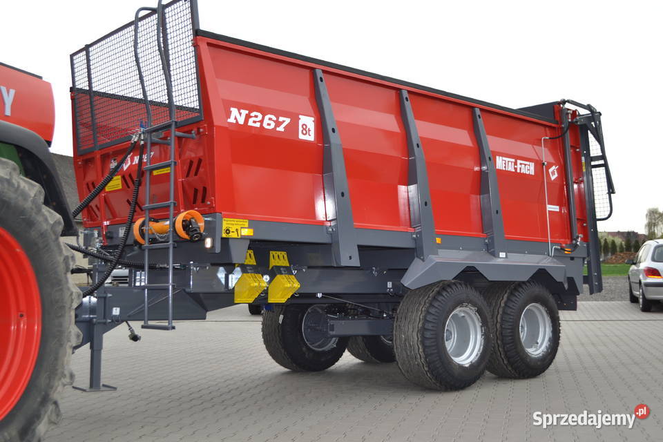 Rozrzutnik obornika TANDEM 8 T MetalFach Rozrzutniki obornika Maszyny rolnicze Olesno