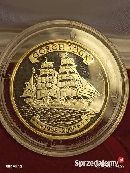 Togo 500 franków 2000 r Żaglowiec Gorch Fock