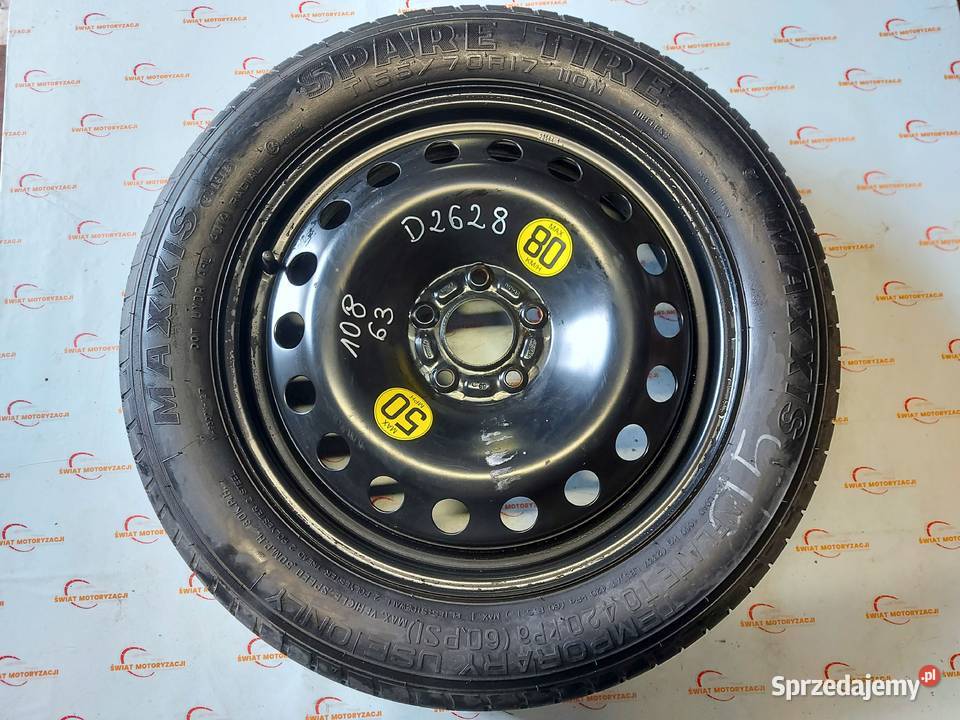 KUGA MK1 MK2 koło dojazdowe 1557017 110M 5x108 Kielce