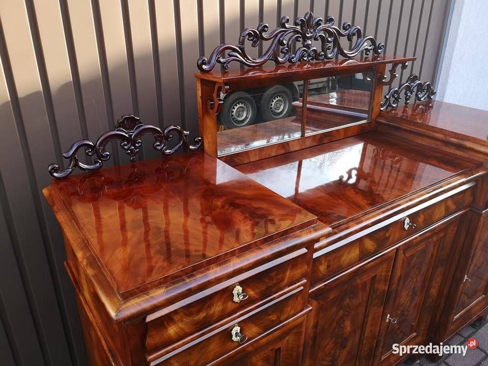 Kredens Komoda Biedermeier Ludwik Filip Politura Swarzędz sprzedam