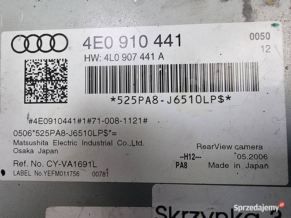MODUŁ AUDI A8 D3 II LIFT 4E0910441 Lipno