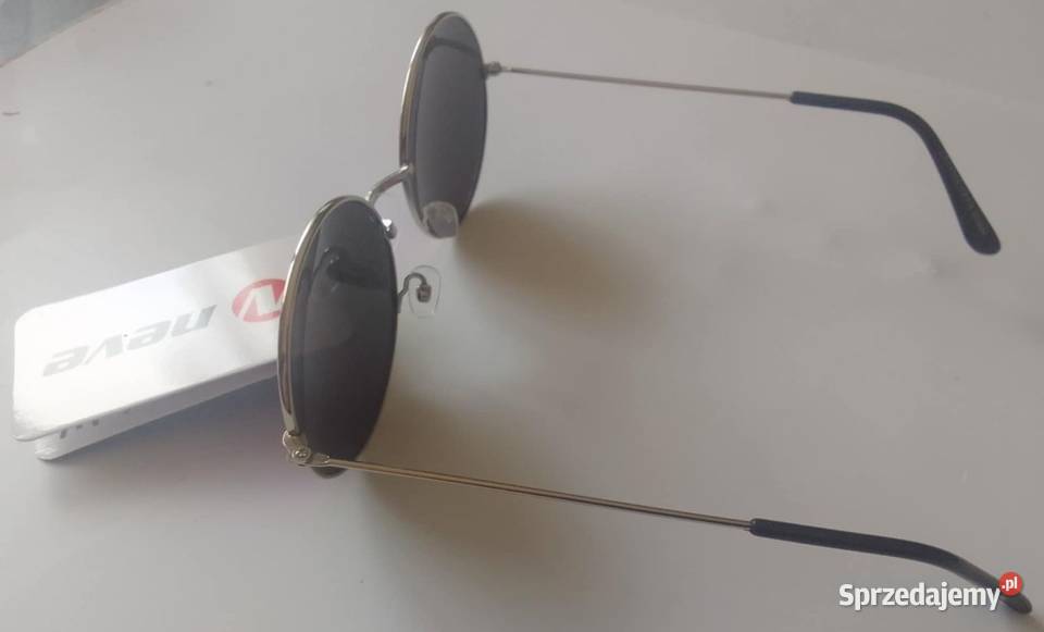 Okulary przeciwsłoneczne NEVE Okrągłe Lenonki Okulary Rewal