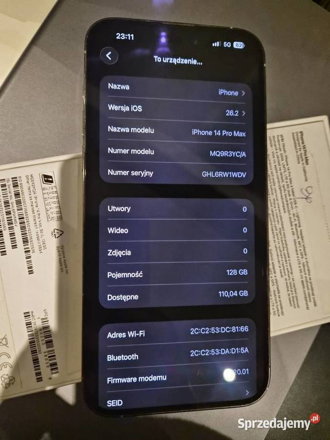 Apple iPhone 14 Pro 128GB GOLD sprzedam