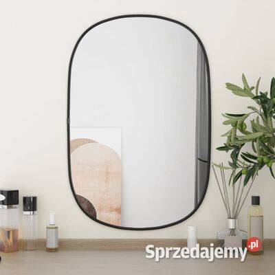 vidaXL Lustro ścienne czarne 60x40 sku348224 Warszawa