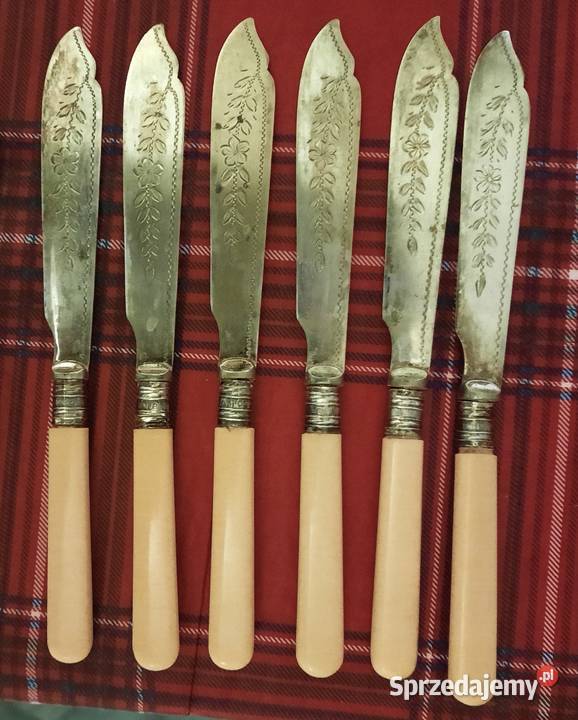 Stare Sztućce Sygnowane Grawerowane Gliwice