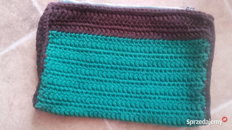 torba kosmetyczka robione na szydełku Łódź
