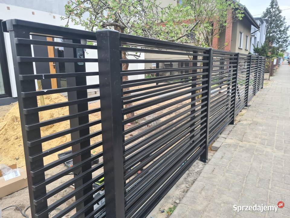 Brama skrzydłowa 500x150 GOLD 28 przęsła bramy łódzkie Łódź