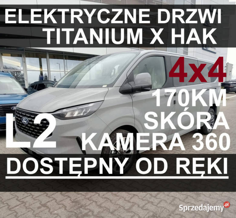 Ford Tourneo Custom Titanium X Super Niska ręki Tourneo Custom Szczecinek