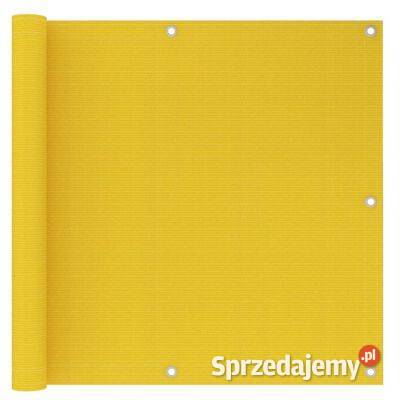 vidaXL Parawan balkonowy żółty 90x300 Dom i Ogród Warszawa
