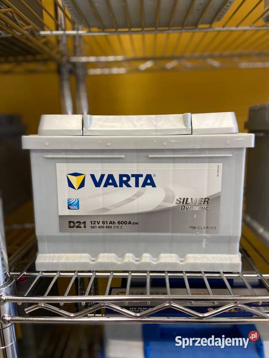 AKUMULATOR VARTA SilverD21 61Ah 600A Grudziądz Części samochodowe