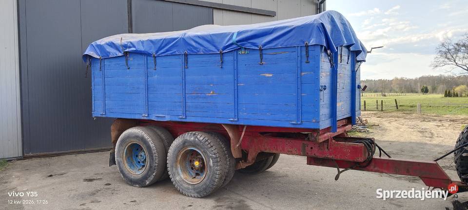 Przyczepa rolnicza tandem wywrotka 10t Stupsk