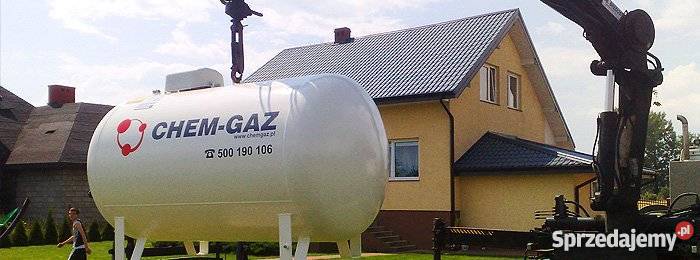 Zbiornik na gaz 2700 l butla na GAZ PROPAN LPG mazowieckie Płock