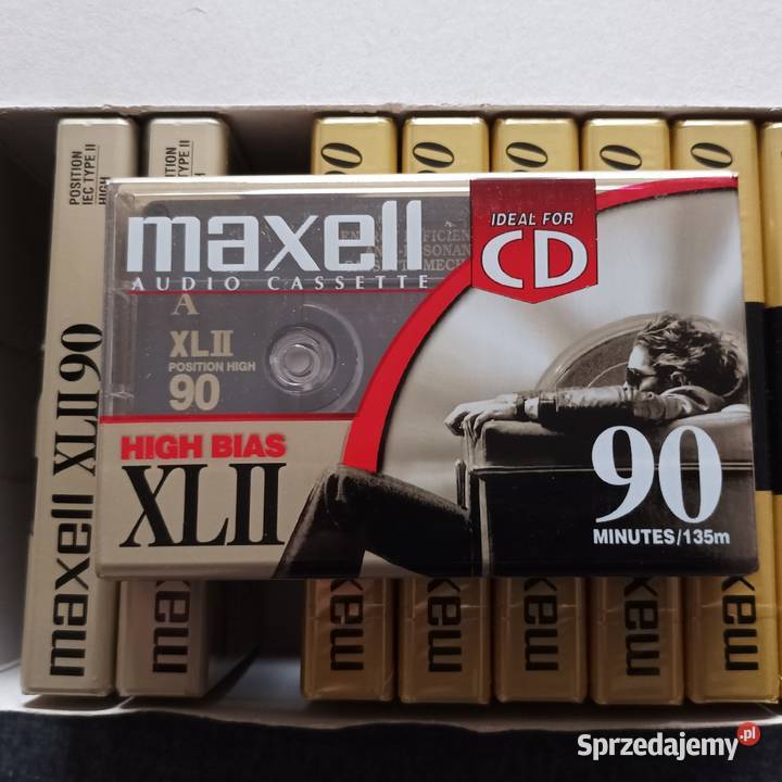 Kaseta Maxwell XL II 90 Chrom CrO2 9 sztuk kaseta mazowieckie Warszawa