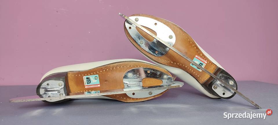 Skórzane łyżwy WIFA figurowe rozmiar 38 wkładka Łyżwiarstwo i hokej sprzedam