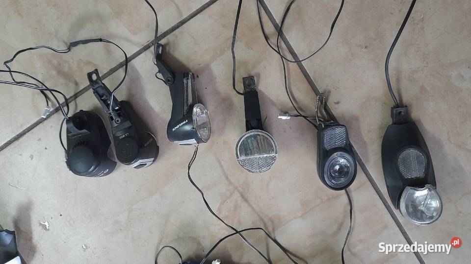 Lampki do rowerów zwykłych i elektrycznych Krobia sprzedam