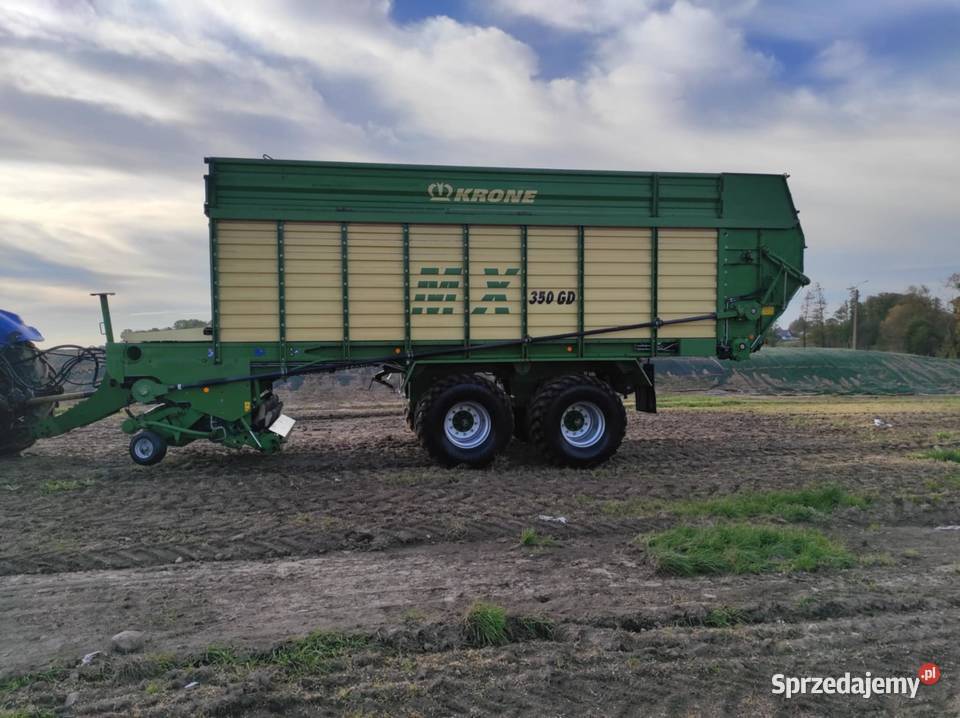 Krone mx 350 Gd krajowa 2017r przyczepa nieuszkodzony Ostrołęka