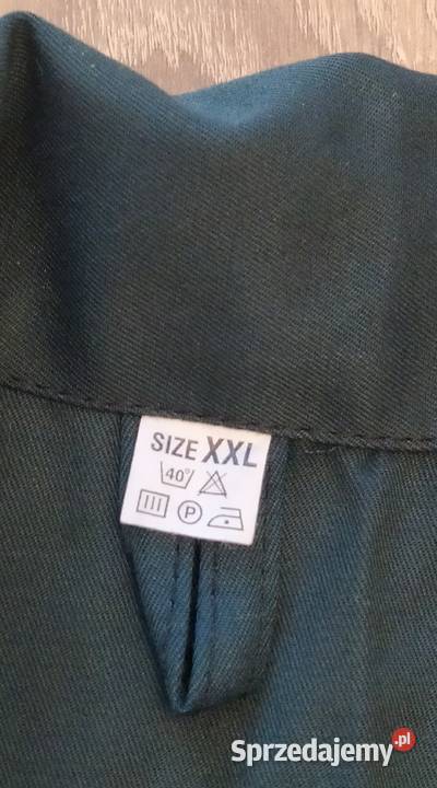 Fartuch męski ciemny zielony zielony sprzedam