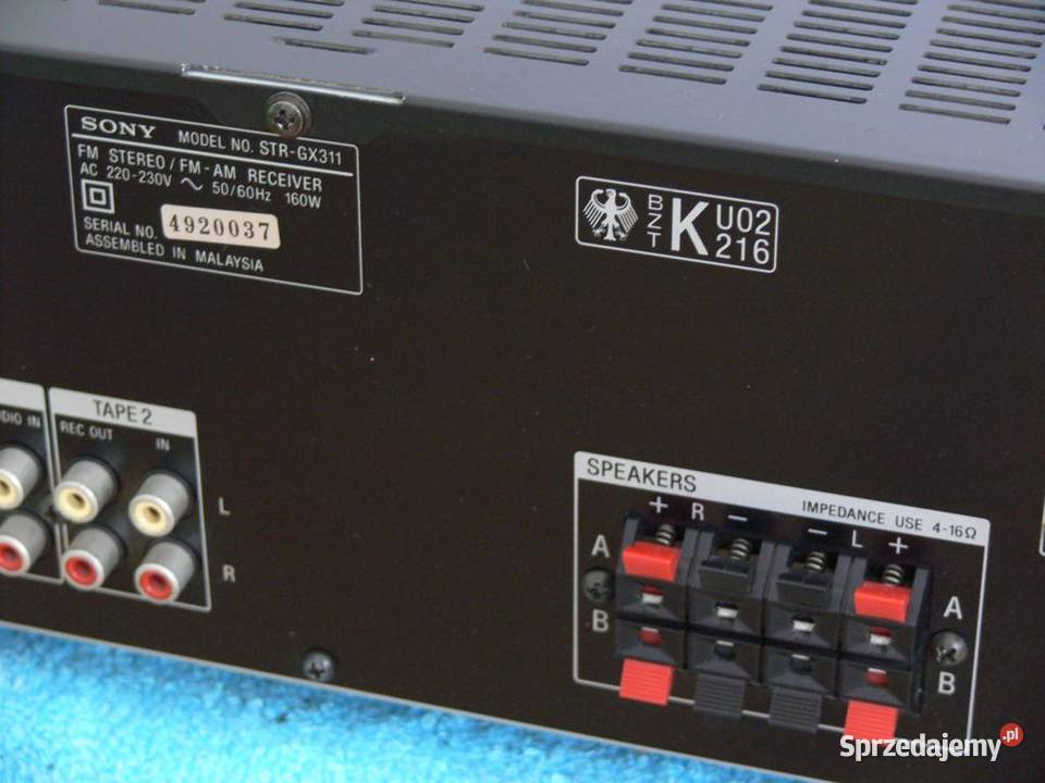 Amplituner Sony STR-GX311 RDS mocny i sprawny. WYSYŁKA Jasło ...