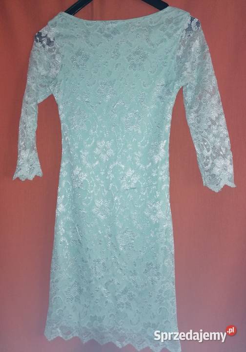 Sukienka koronkowa z długim rękawemOłówkowa Spódnice i sukienki łódzkie Łódź