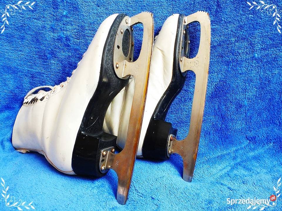 Stare Łyżwy figurowe KOVOPOL Tango Torba POLAR Żary