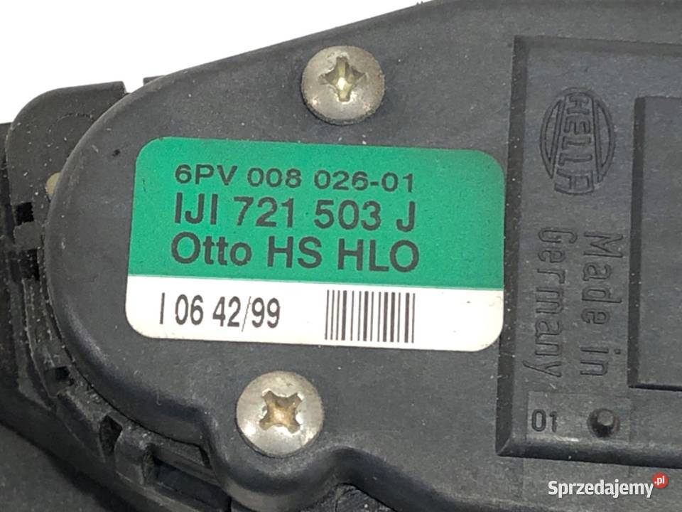 POTENCJOMETR GAZU AUDI A3 8L PÓŁOŚ 16 101 9606