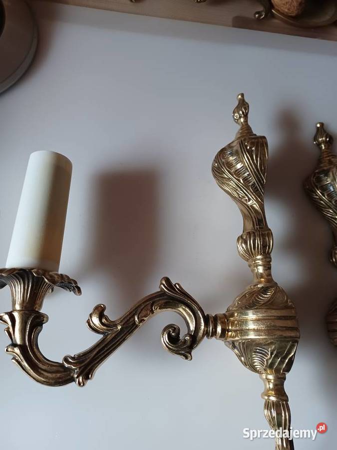 Komplet dwóch pięknych masywnych dużych Poznań