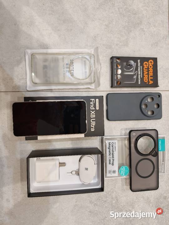 Oppo find x8 ultra 16GB1TB biały łódzkie Bełchatów