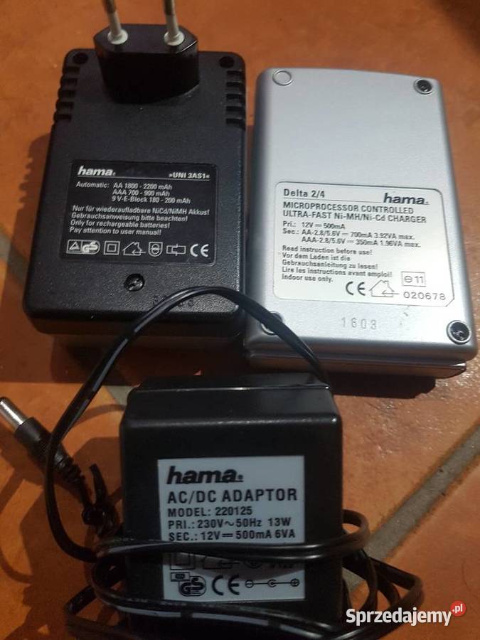 Dwie ładowarki do baterii Katowice