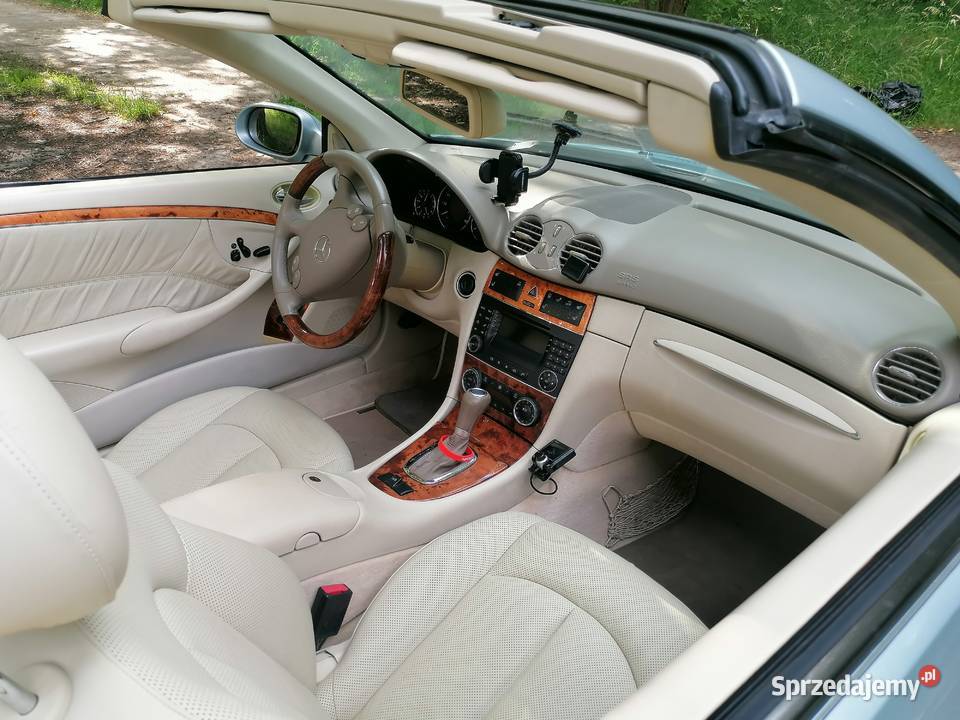Mercedes Clk 500 cabrio a209 7g niski przebieg elektryczne szyby mazowieckie