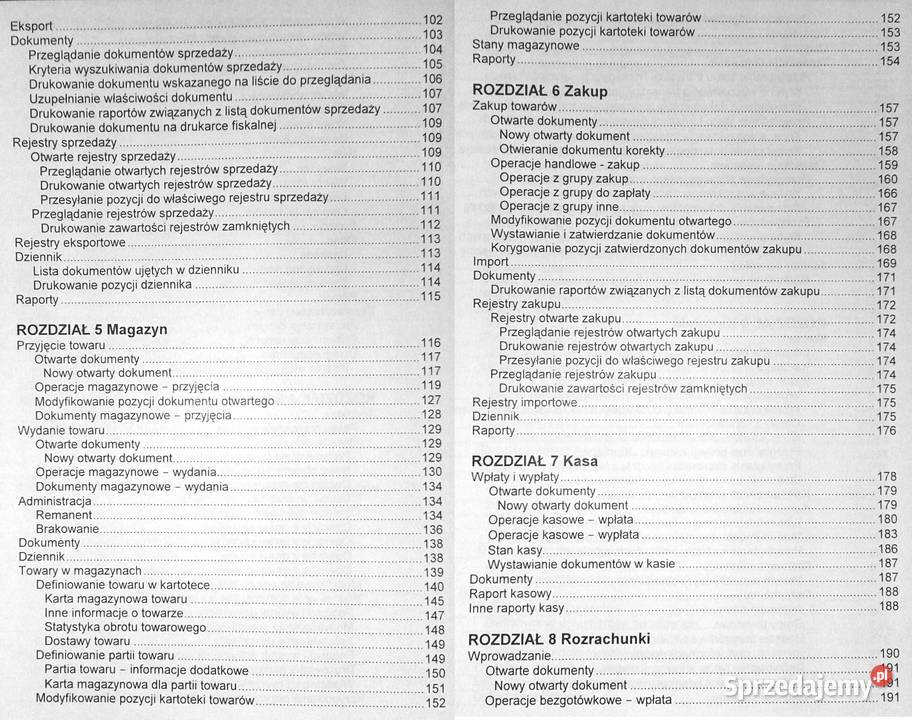 Sprzedaż Magazyny Handel Usługi rozliczenia Książki i Podręczniki lubelskie